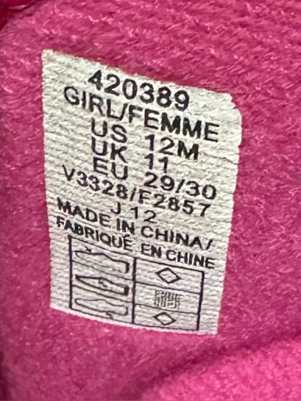 💗 Lands' End Pink Snow Boots Toddler Girls Size 12M 💗